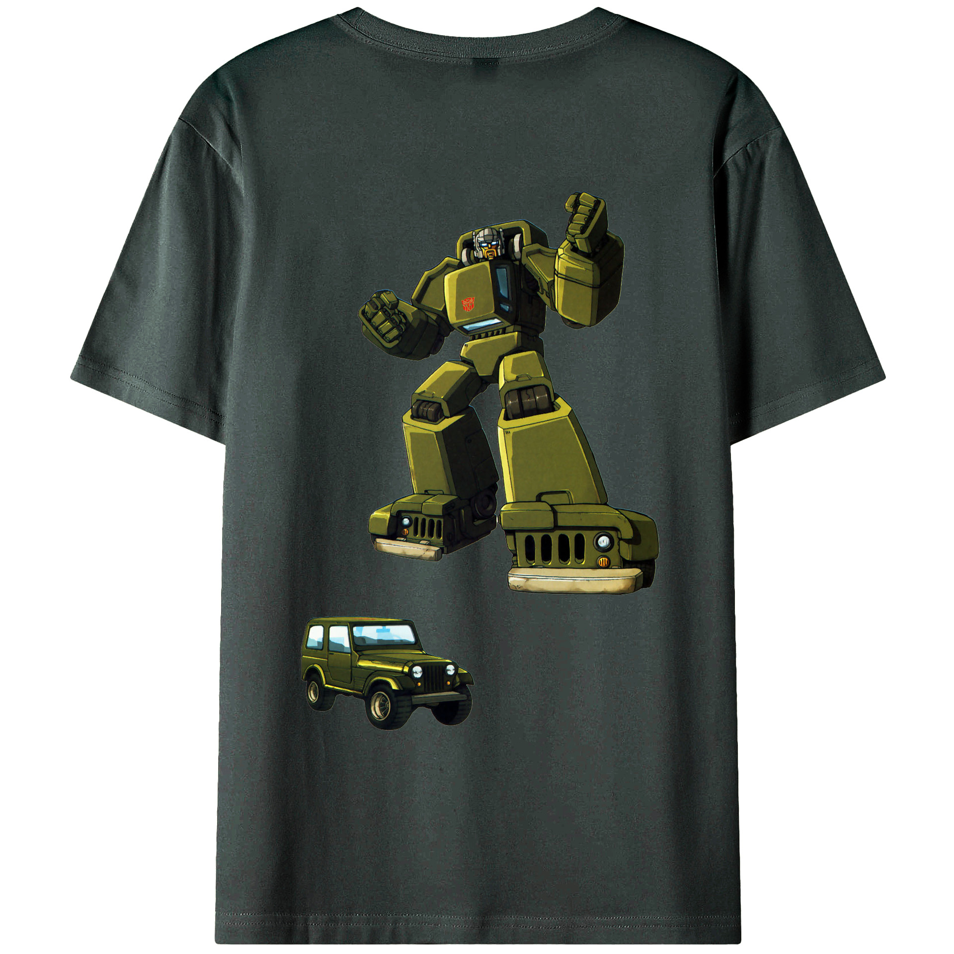 （画像用）  綿100％ メンズ半袖Tシャツ（バックプリント） 通気性